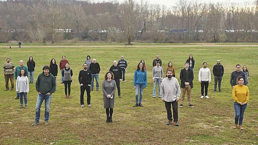 Els candidats de la CUP a les eleccions del 14 de febrer.