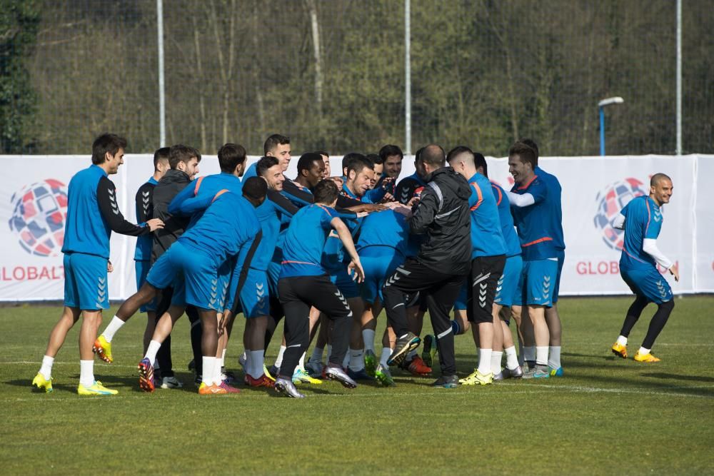 Entrenamiento del Real Oviedo