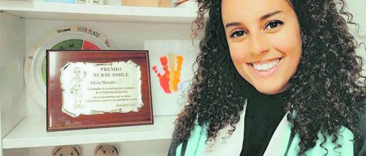Silvia Morales, enfermera escolar galardonada por su trayectoria en Canarias.
