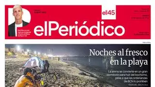 La portada de EL PERIÓDICO del 10 de agosto de 2024