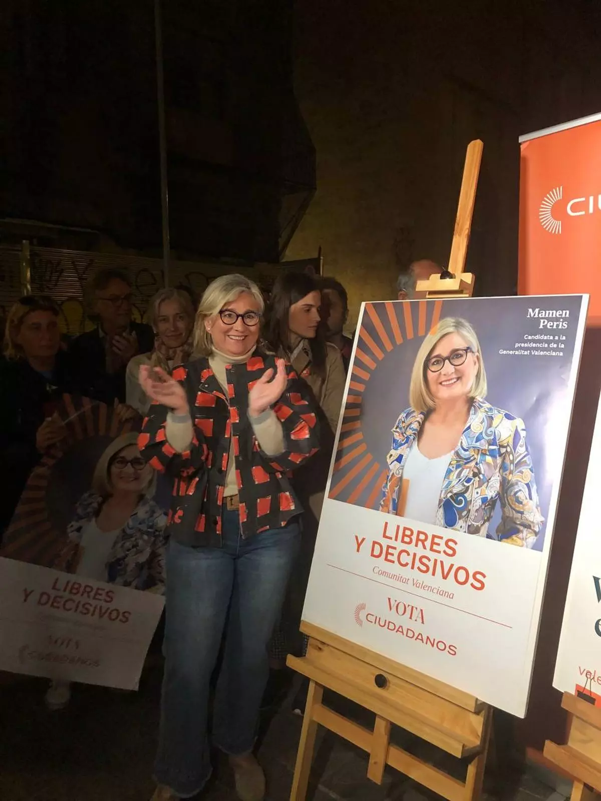 Ciudadanos no podrá colgar carteles en València para las europeas tras solicitarlo fuera de plazo