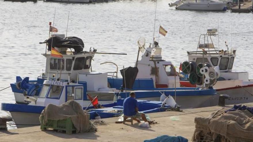 Un barco de pesca menor en el puerto de Santa Pola, en una imagen de archivo.