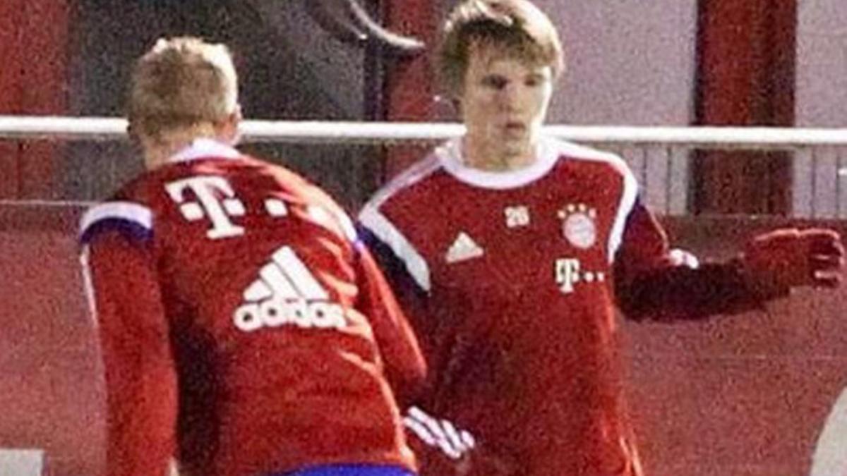 Martin Ödegaard ya realizó un entrenamiento con el Bayern de Múnich