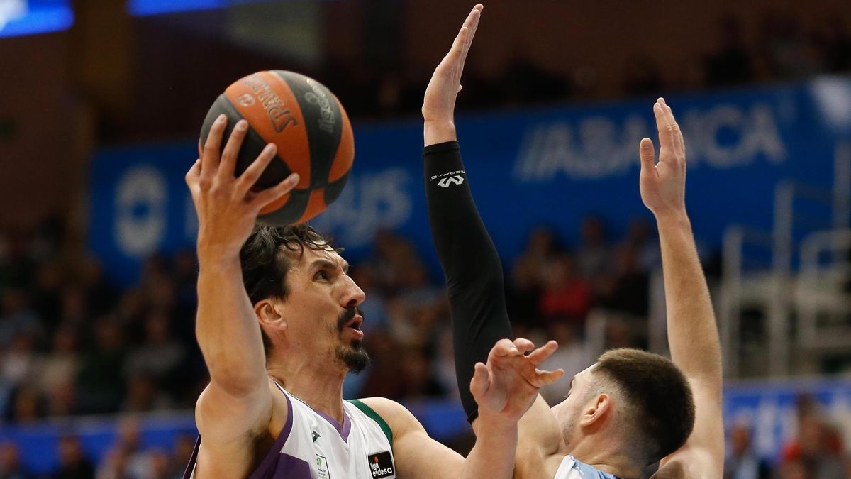 Victoria del Unicaja en su visita al Breogán de Lugo.