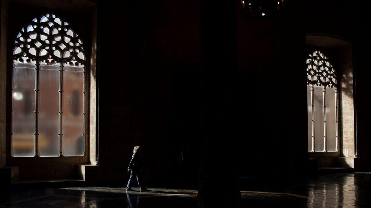 Imagen interior de la Lonja, ejemplo del gótico tardío. | LEVANTE-EMV