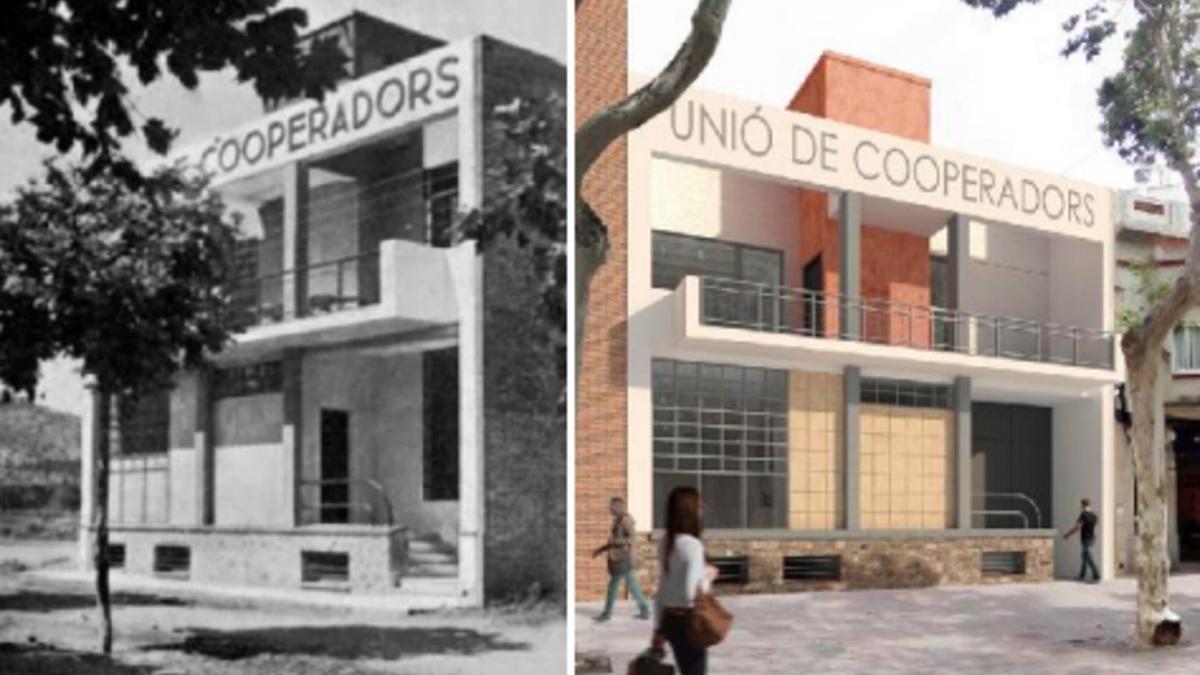 Imagen prevista de la Unió de Cooperadors de Gavà tras las remodelación