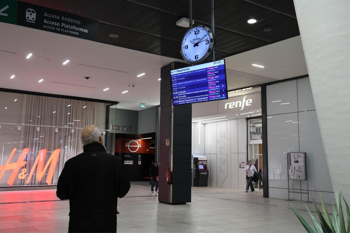 Vigo, incomunicada por tren: suspendidos todos los servicios debido a la borrasca Leonardo