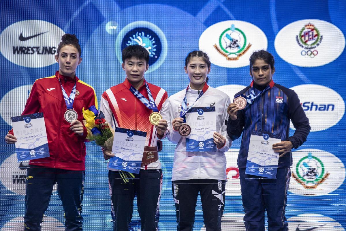 Carla Jaume, plata en el Mundial sub-20 de lucha