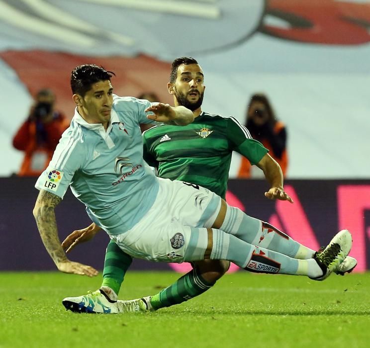 Un gol de Pablo Hernández le vale al Celta para firmar las tablas ante los verdiblancos, que se habían adelantado por medio de N''Diaye