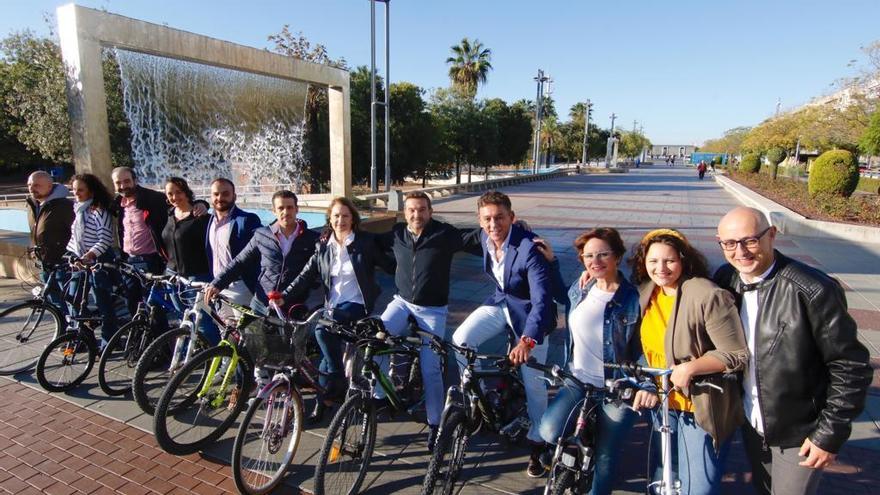 Ciudadanos Córdoba se sube a la bici para poner &#039;España en marcha&#039;