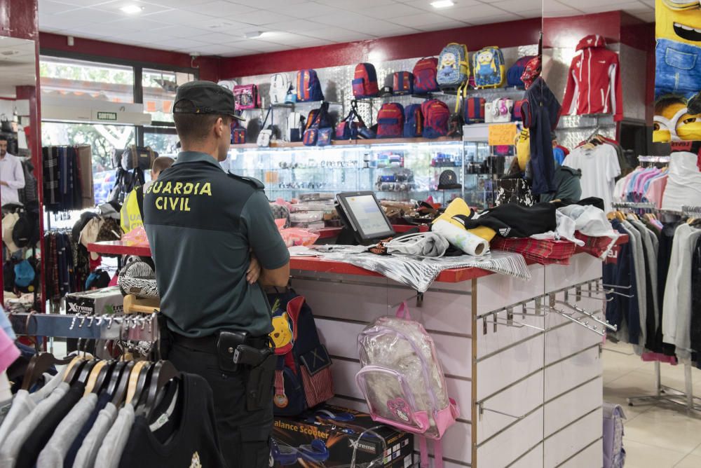 Operació de la Guàrdia Civil contra les falsificacions a la Jonquera