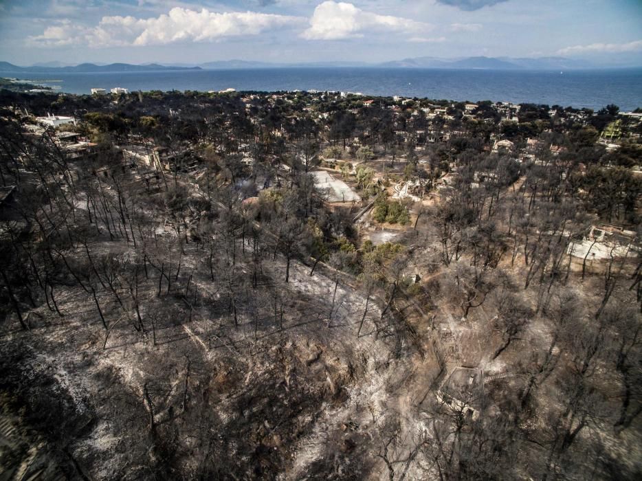 Las consecuencias de los incendios de Atenas