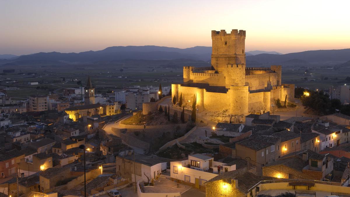 Castillo de Villena, una de las fortalezas más espectaculares de la provincia.