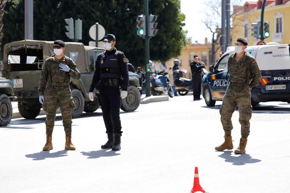 Murcia en su tercer domingo de confinamiento
