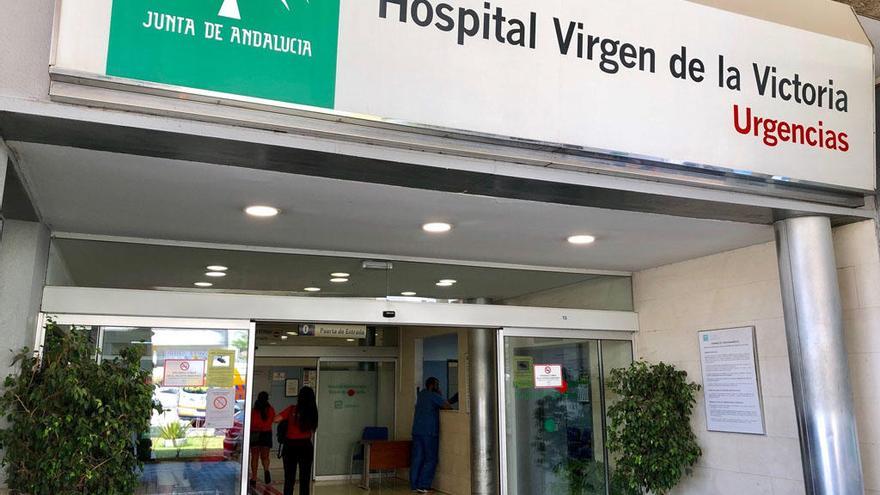 Entrada de Urgencias del Hospital Clínico de Málaga.