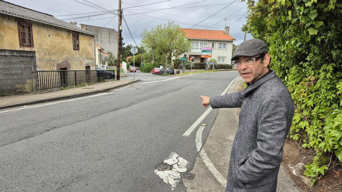 Vecinos de Oleiros demandan mejoras de seguridad en A Choupana para evitar ir hasta el Tele Club a cruzar