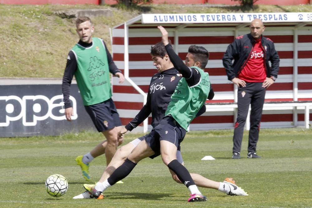 Entrenamiento del Sporting