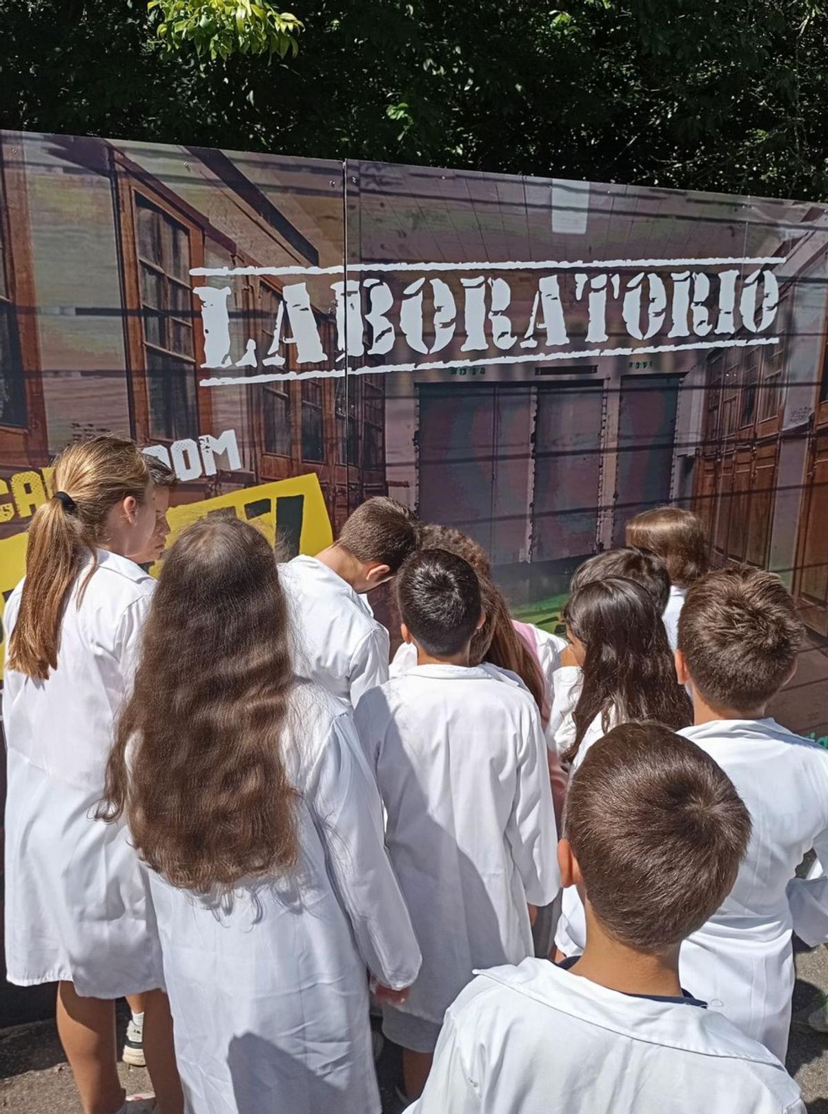 Jóvenes participantes en la
primera edición de la prueba. | //M.G.B.