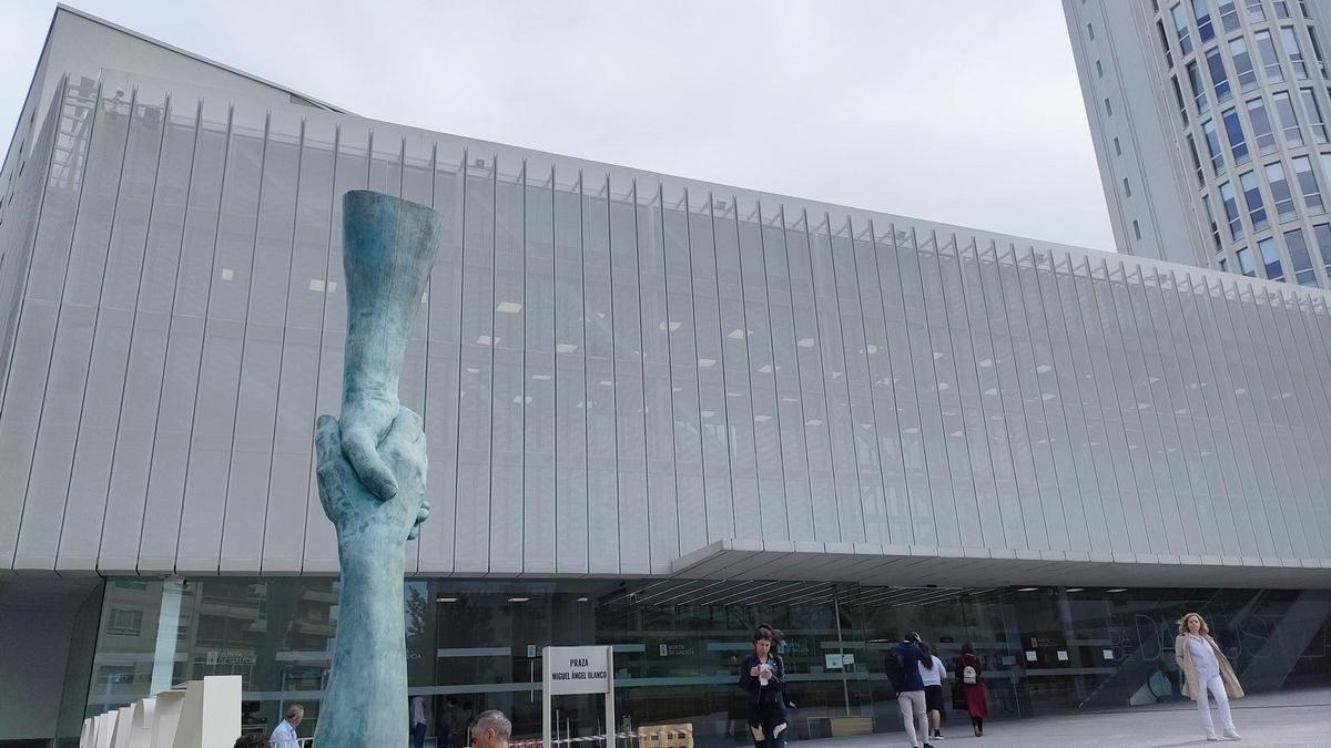 Exteriores de la Ciudad de la Justicia de Vigo