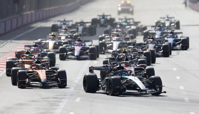 El GP de Azerbaiyán de Fórmula 1, en imágenes