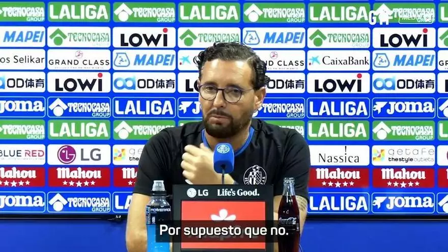 Bordalás: "Hasta que no se haya conseguido el objetivo de manera matemática, no podemos relajarnos"