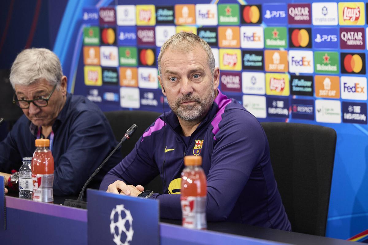 Flick en una imagen de archivo en rueda de prensa