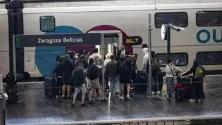 Aragón reclama a las compañías ferroviarias 40.000 € por los gastos de rescatar a 2.800 personas tras el apagón