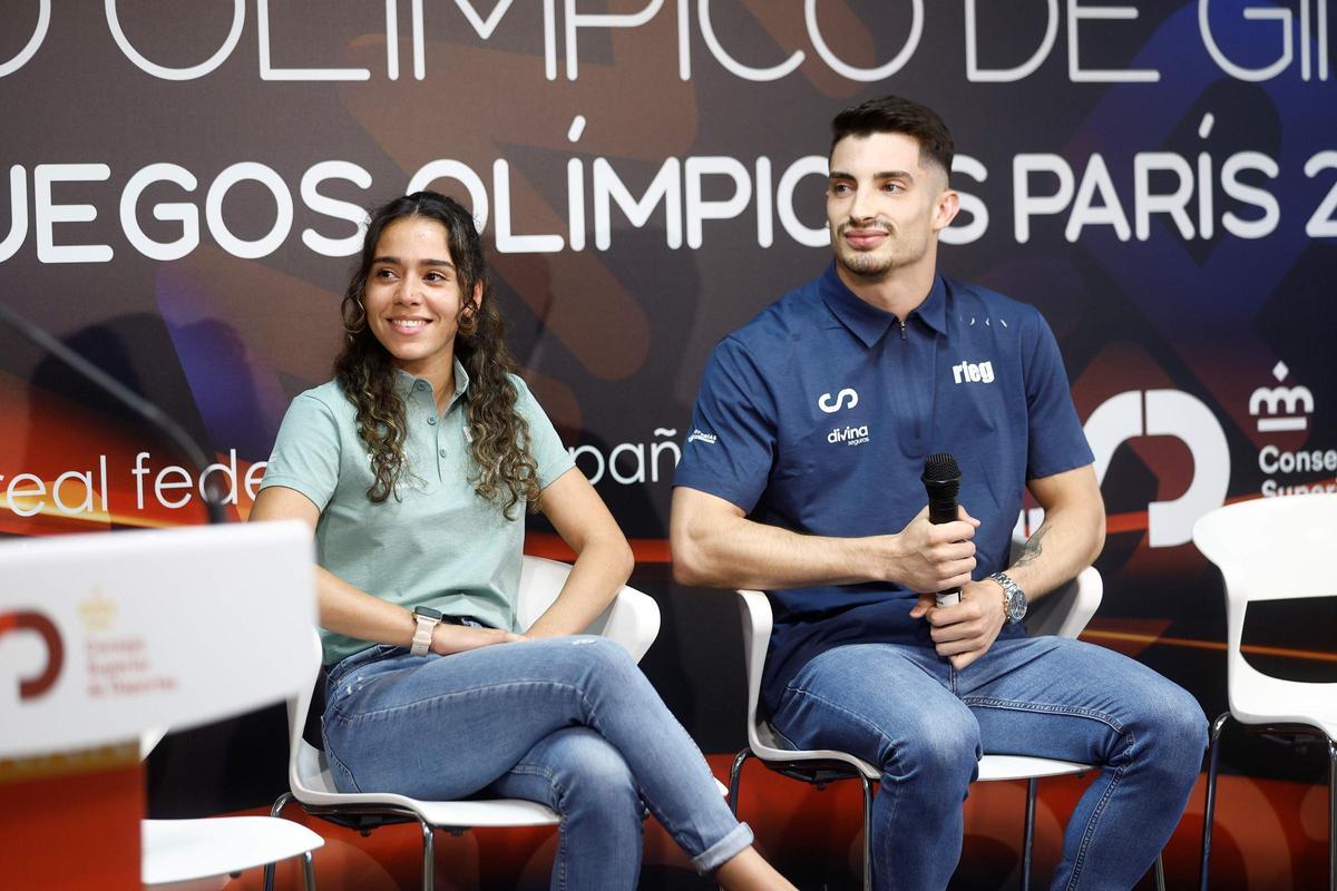 Noemí y David, los primeros españoles que lucharán por una medalla olímpica en gimnasia de trampolín