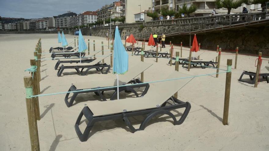 Así se organizará Silgar, la primera playa antiCovid-19 de Galicia