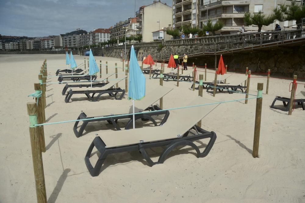 Así se organizará Silgar, la primera playa antiCovid-19 de Galicia