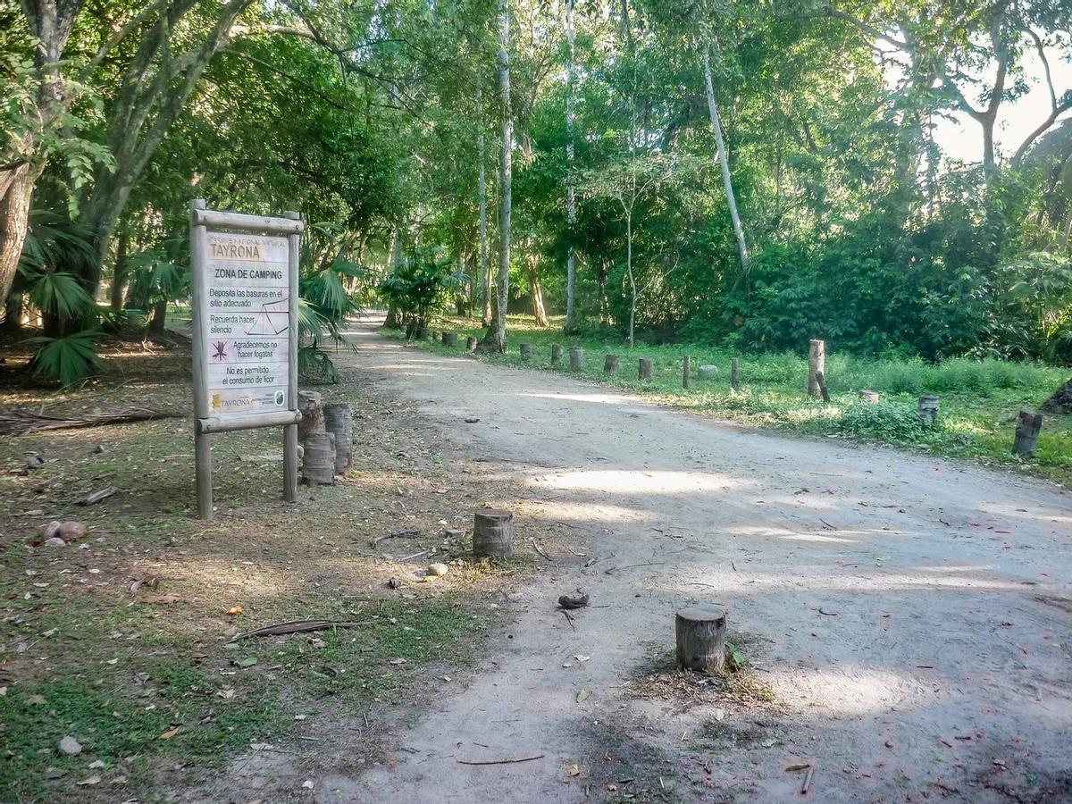 Entrada al Parque Nacional de Tayrona