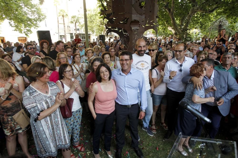 Primer acto como alcalde de Jorge Rodríguez tras su detención