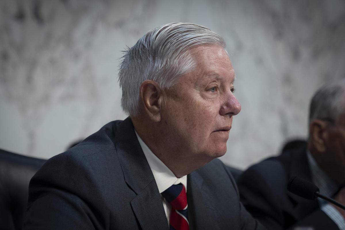 El senador republicano Lindsey Graham.