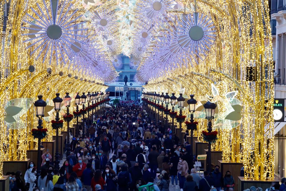 Encendido de las luces de Navidad del Centro de Málaga