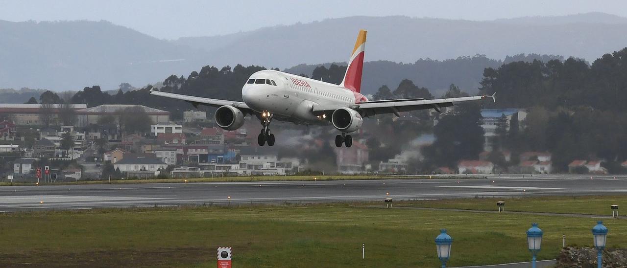 Un avión de Iberia.