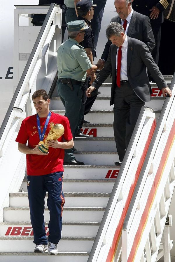 'La Roja' llega a Barajas