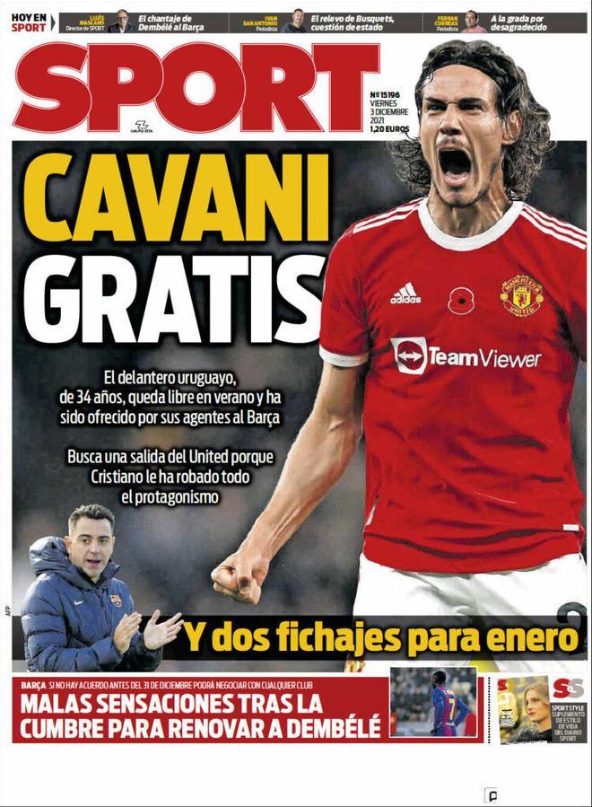 Las portadas del día de la prensa deportiva