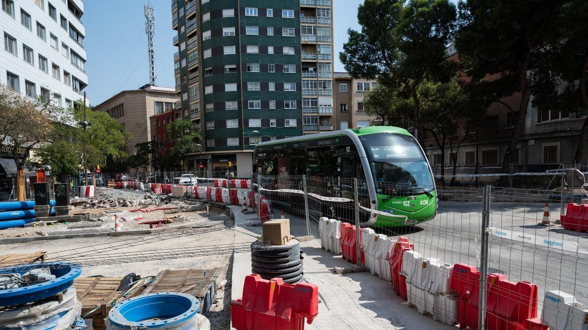 Situación actual de las obras en avenida Valencia
