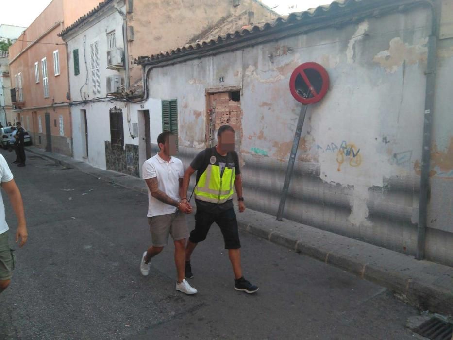 Sechs Festnahmen bei Drogenrazzia in Palma