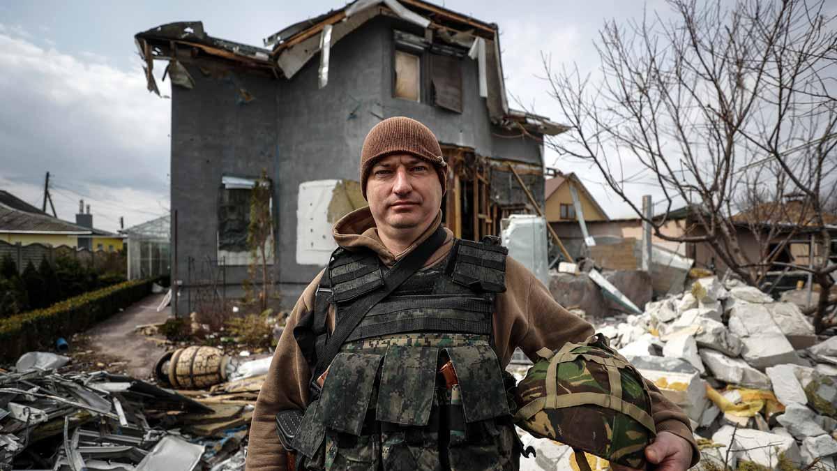 Vlad Malyshev, en Járkov, donde llevaba una empresa tecnológica antes del inicio de la guerra