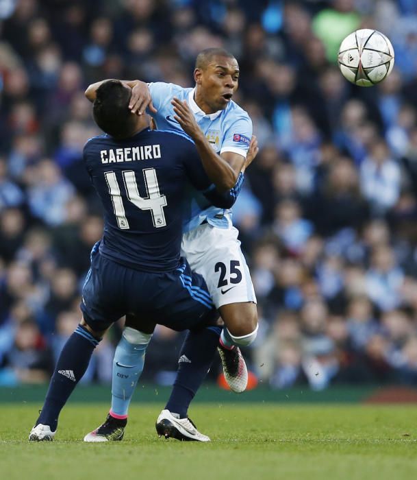 Imágenes del partido entre Manchester City y Real