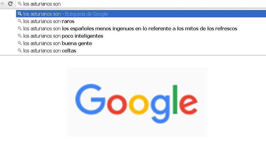 Esto es lo que piensa Google de los asturianos