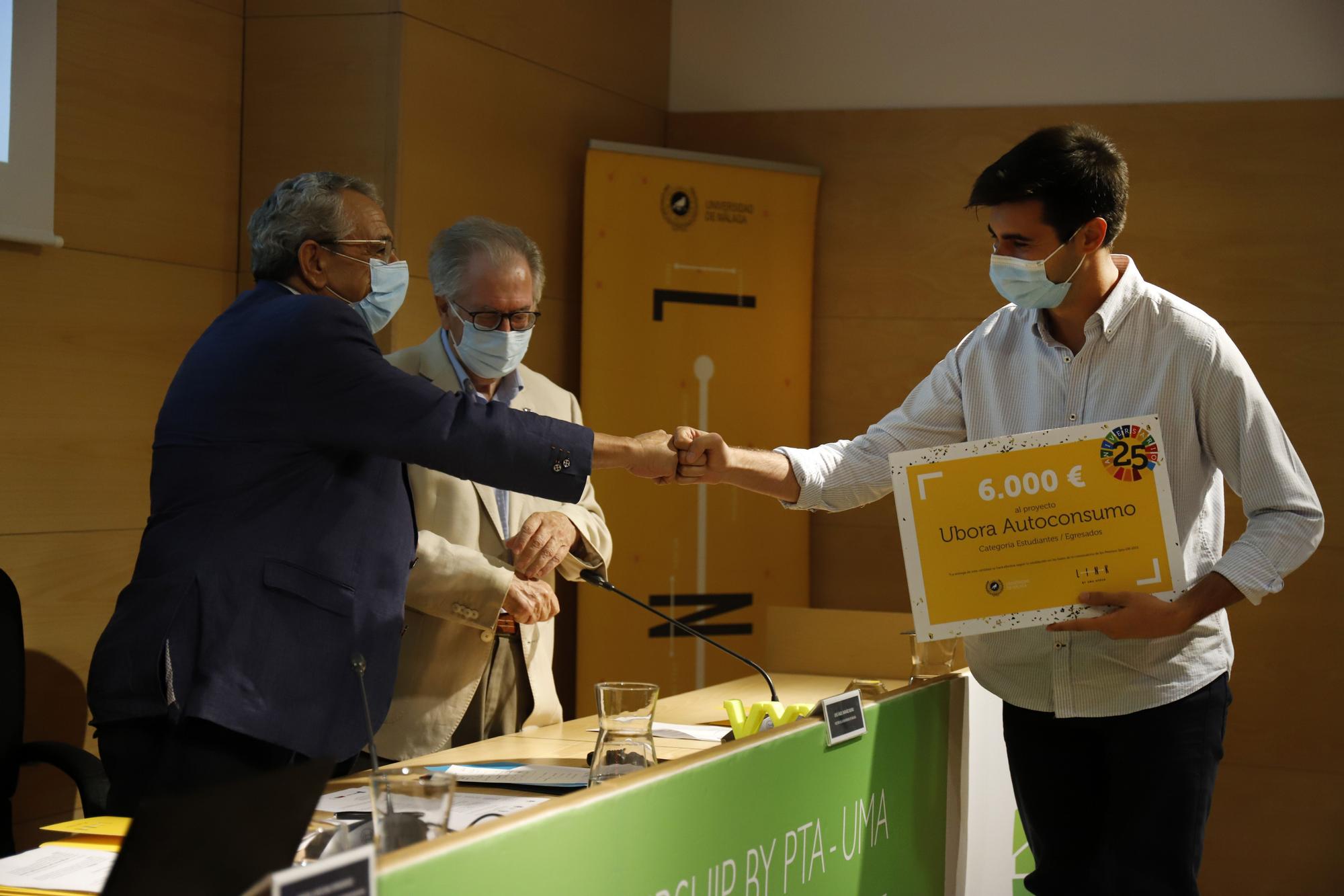 Entrega de los premios Spin-Off de la Universidad de Málaga