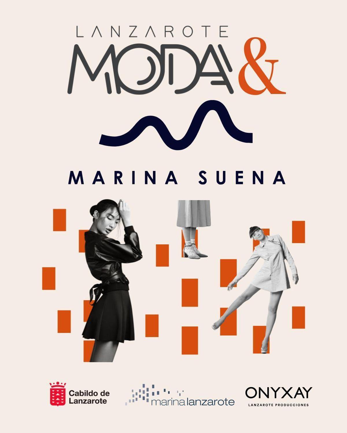 Cartel de Lanzarote Moda y Marina Suena