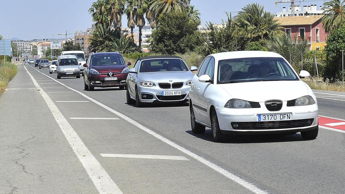 Un nuevo colector evitará inundaciones en la carretera de Santa Pola