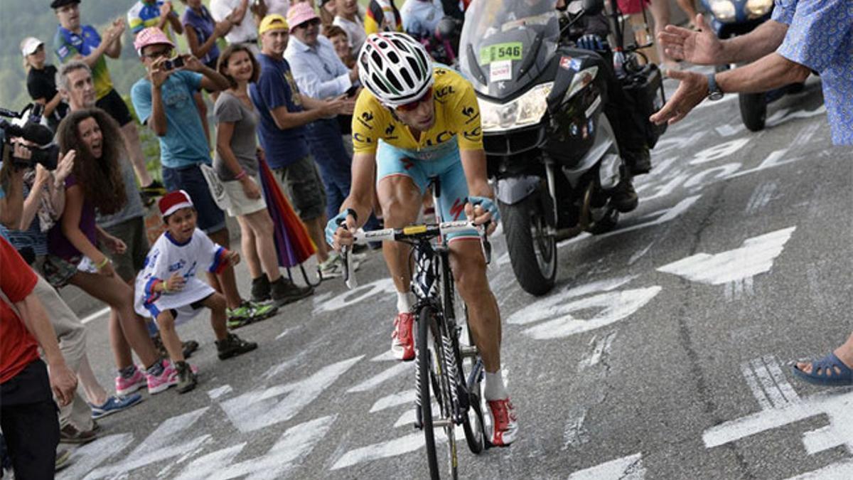 Nibali, al nivel de Froome y Contador