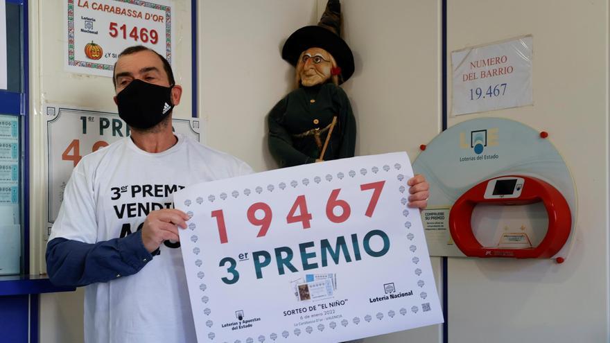 El 19467, el tercer premio de El Niño 2022