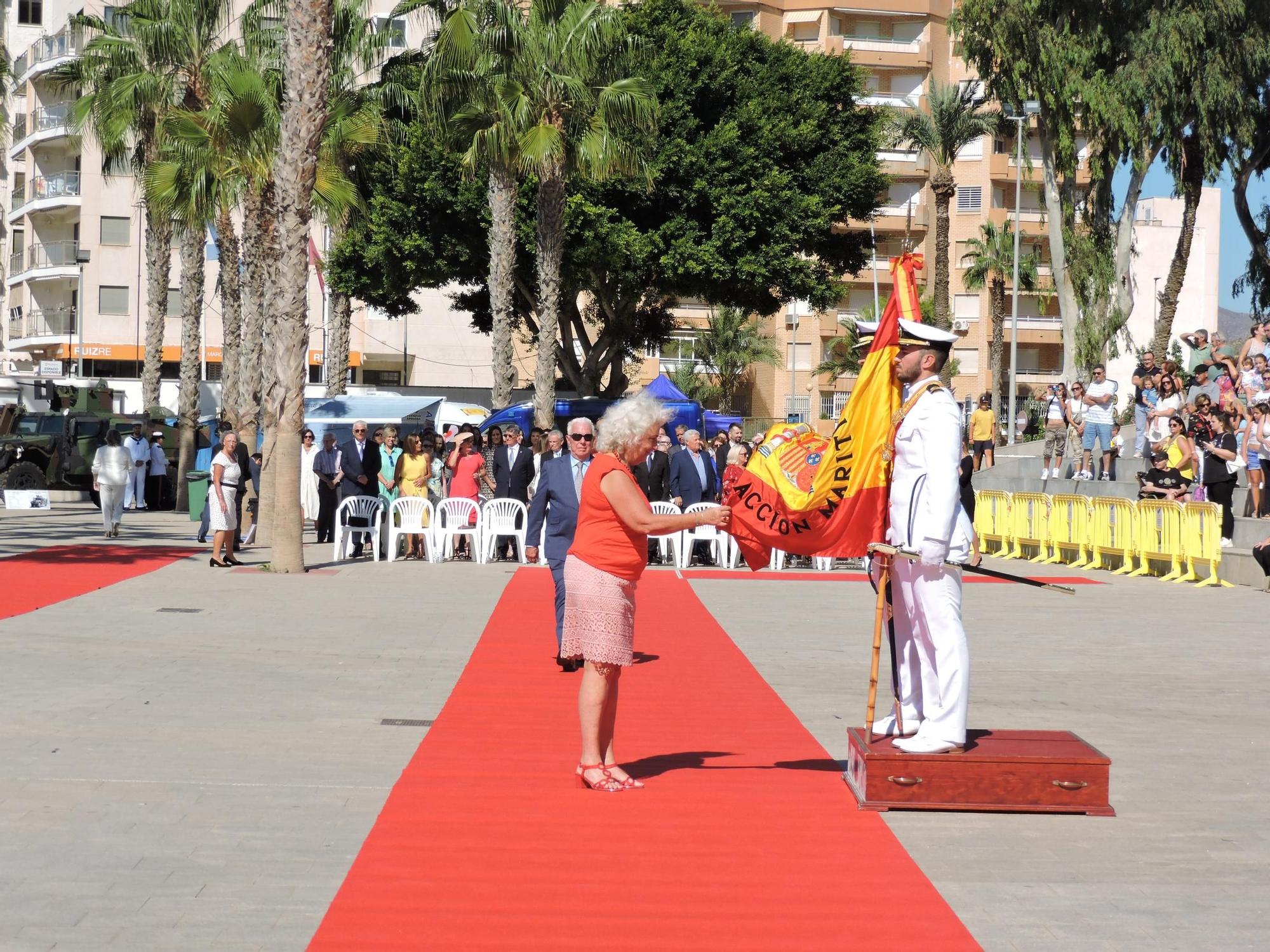 Jura de Bandera para personal civil en Águilas