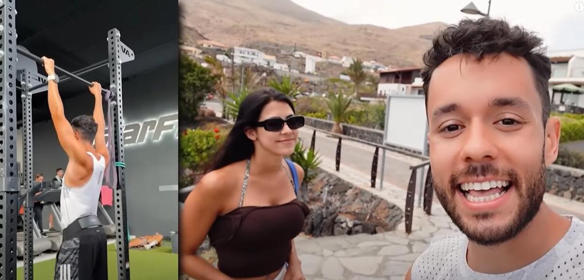 The Grefg y Sofía disfrutando de sus vacaciones en el archiélago canario