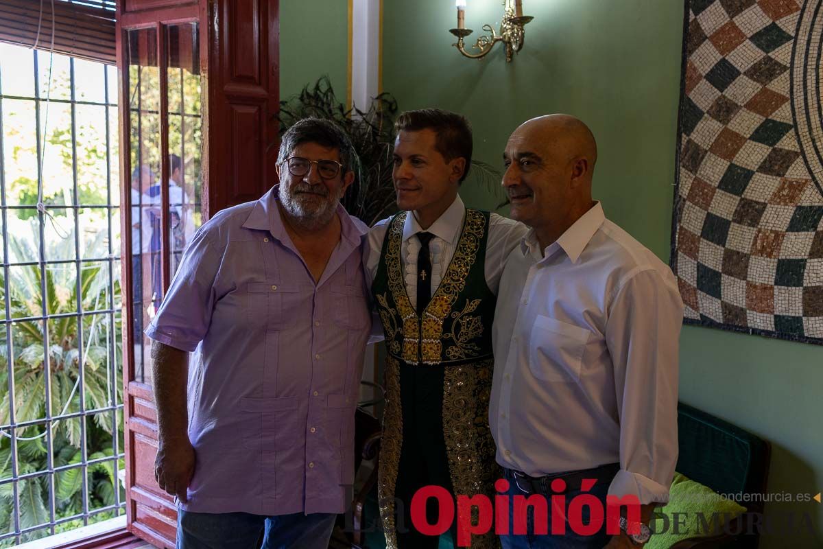 Despedida de los ruedos de Antonio José López 'El Rubio' en Cehegín. Así se ha vestido de torero